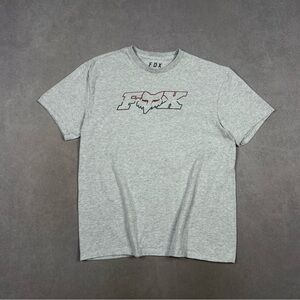 Fox Men's Heather Gray Short Sleeve Tee